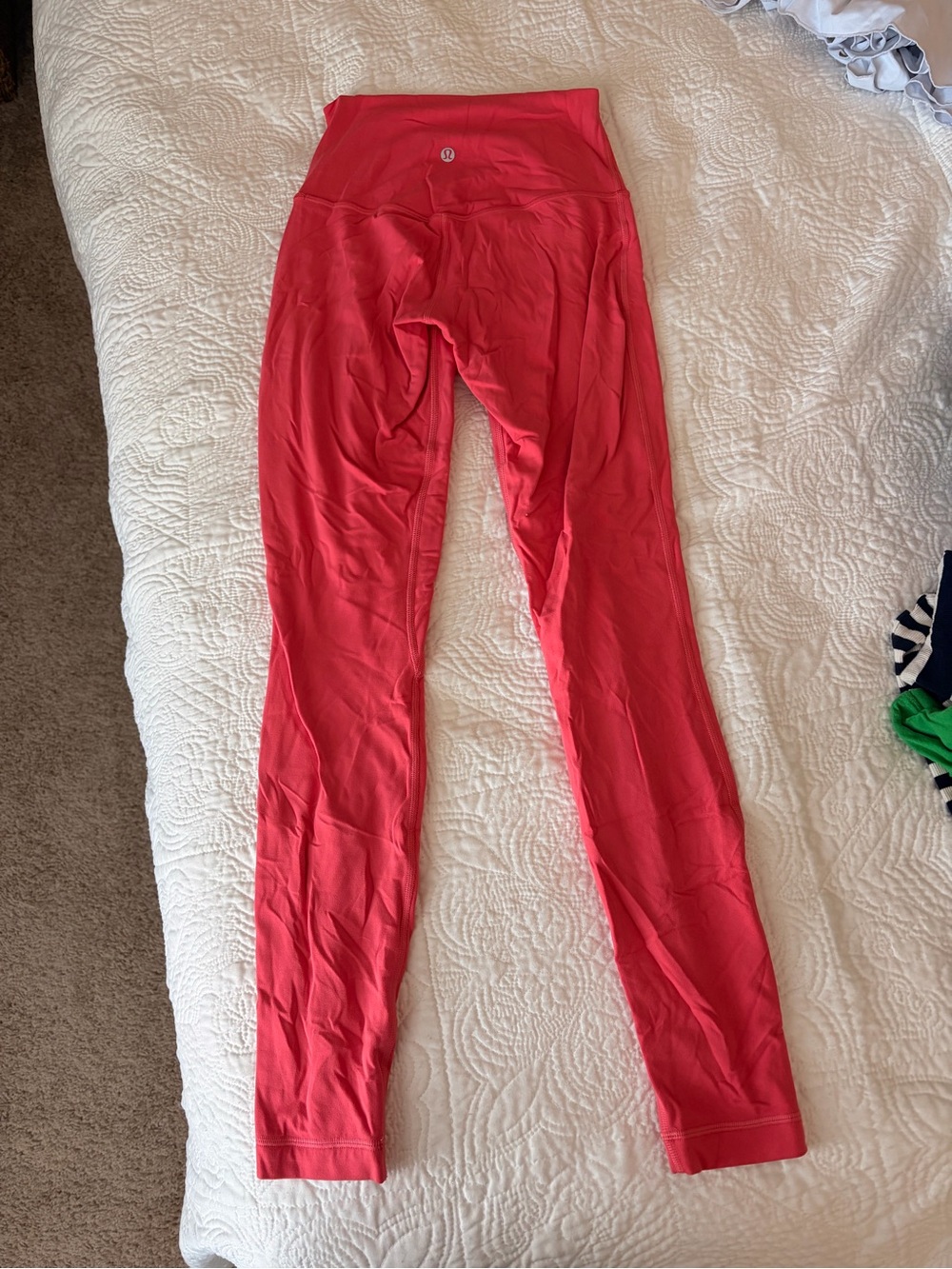 lululemon athletica Coral/Pink High-Rise Leggings